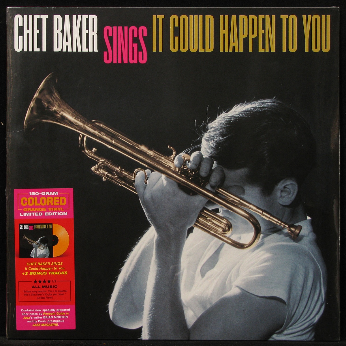LP Chet Baker — Chet Baker Sings: It Could Happen To You (coloured vinyl) фото