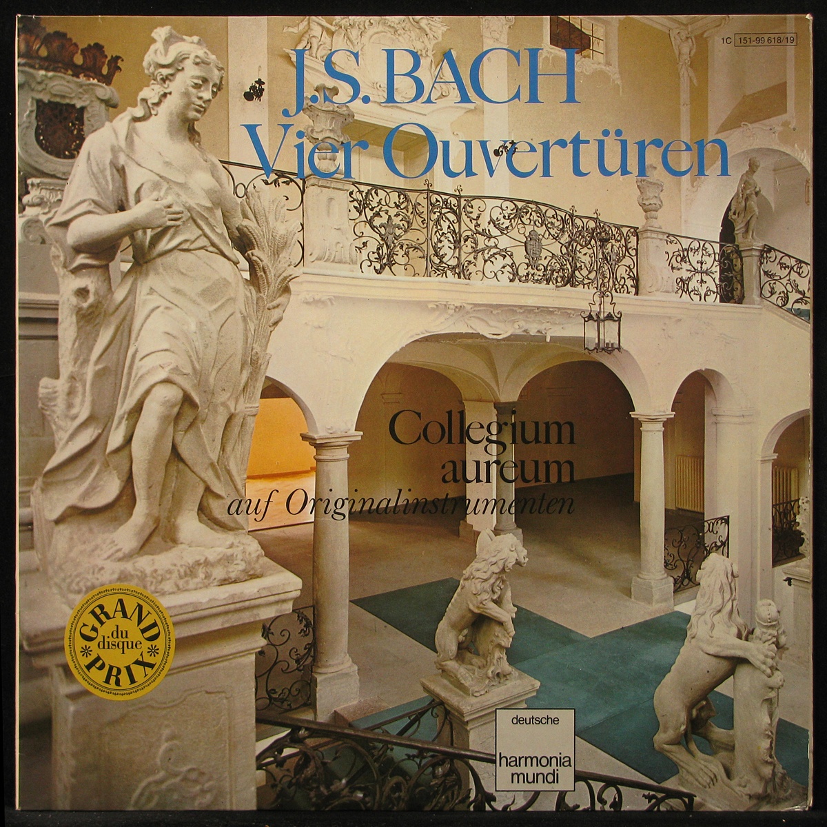 LP Collegium Aureum — Bach: Vier Ouverturen (2LP) фото