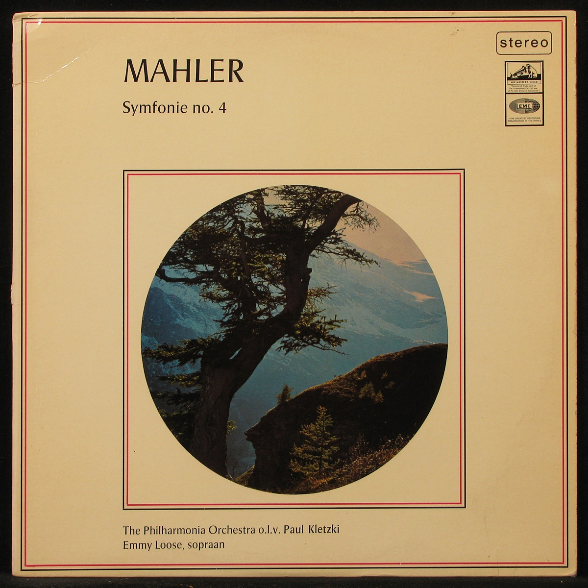 LP Paul Kletzki — Mahler. Symphonie No. 4 фото