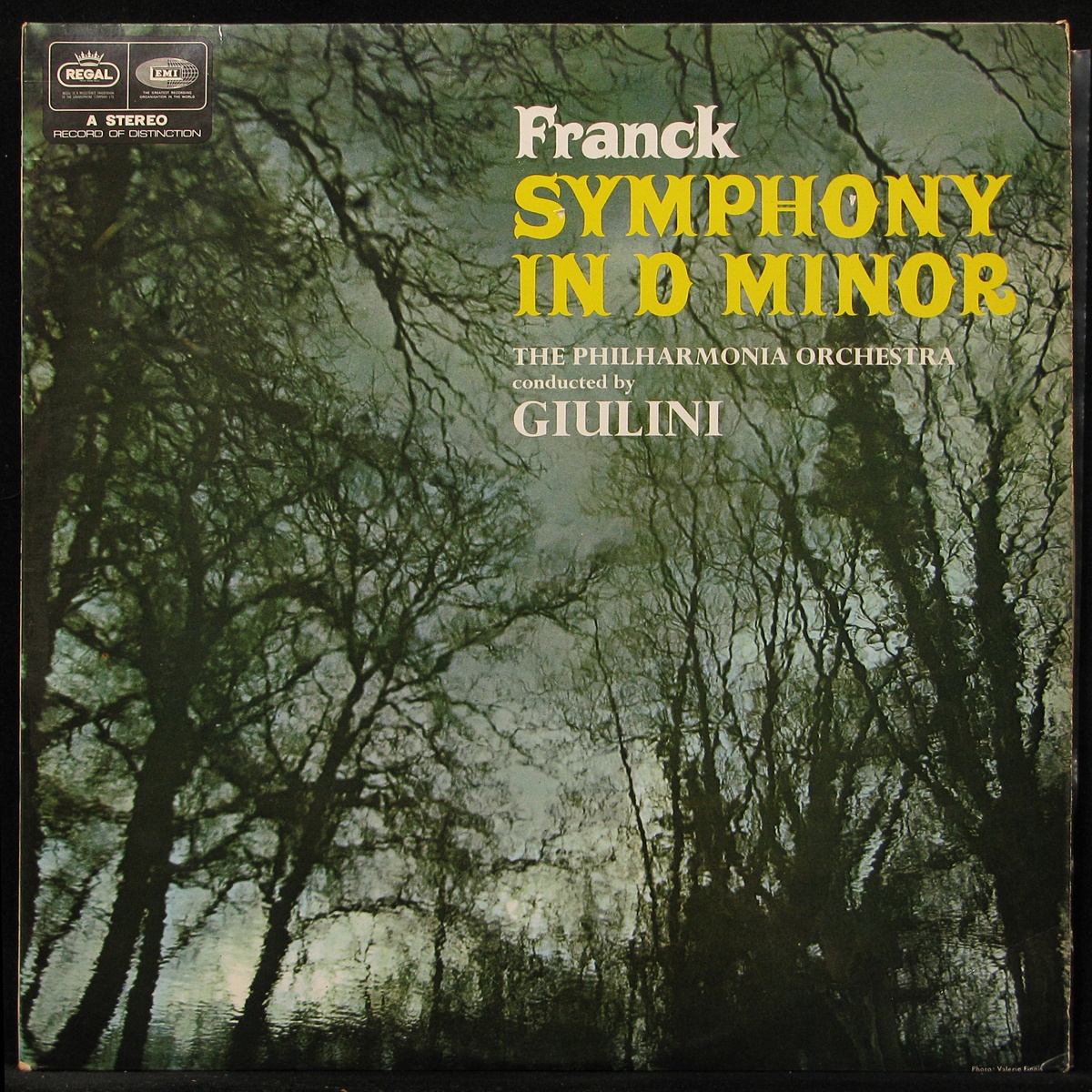 LP Carlo Maria Giulini — César Franck. Symphony In D Minor / Psyché Et Éros фото