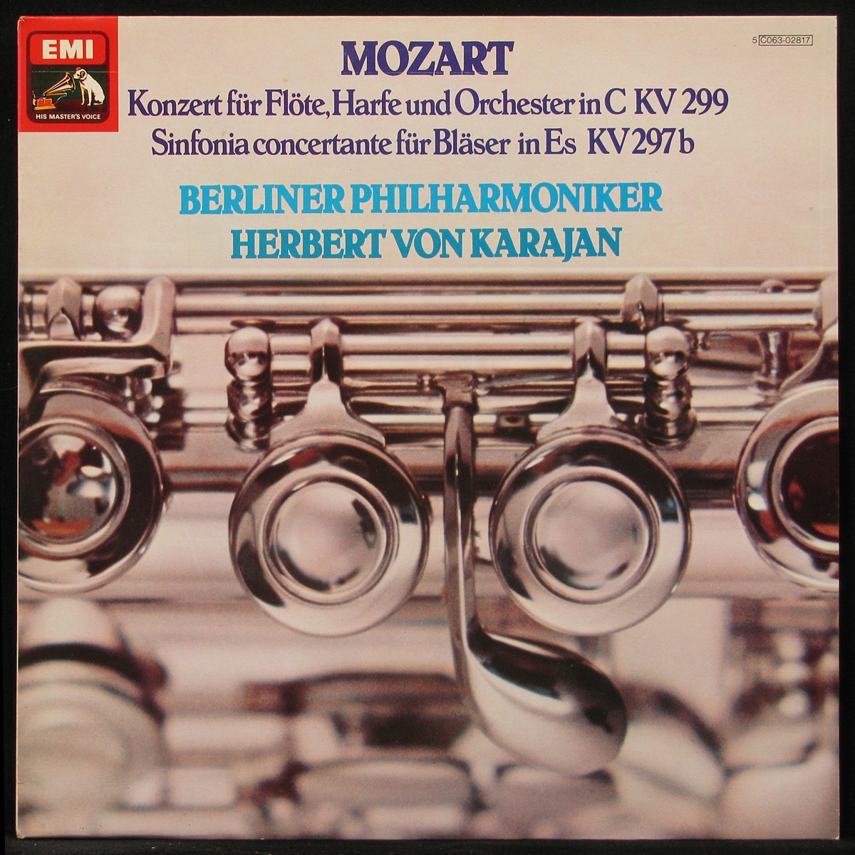 LP Karajan — Mozart. Sinfonia Concertante Für Bläser Es-dur KV 297b фото