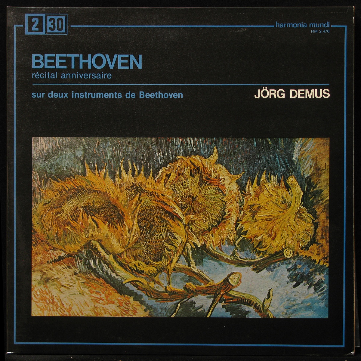 LP Jorg Demus — Beethoven: Récital Anniversaire Sur Deux Instruments de Beethoven (2LP) фото