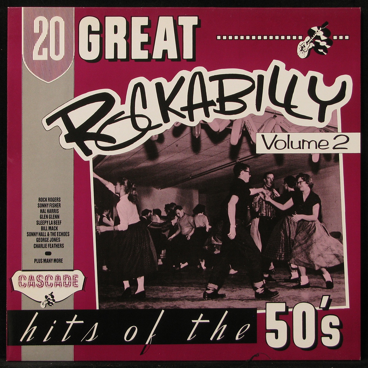 LP V/A — 20 Great Rockabilly Hits Of The 50's - Volume 2 (mono) фото