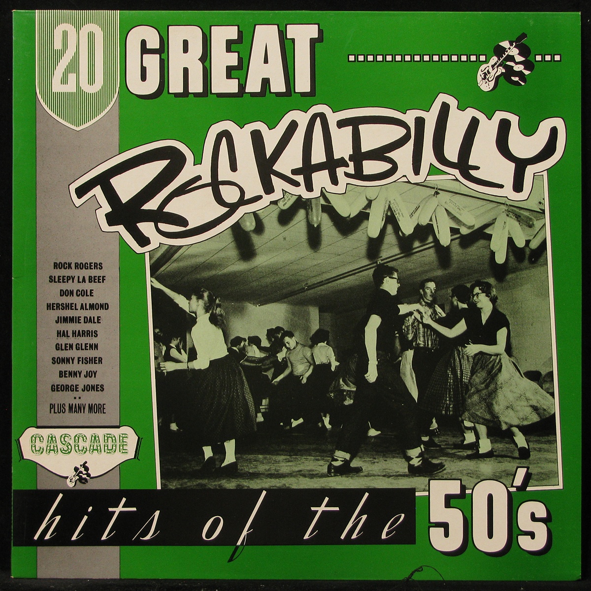 LP V/A — 20 Great Rockabilly Hits Of The 50's (mono) фото