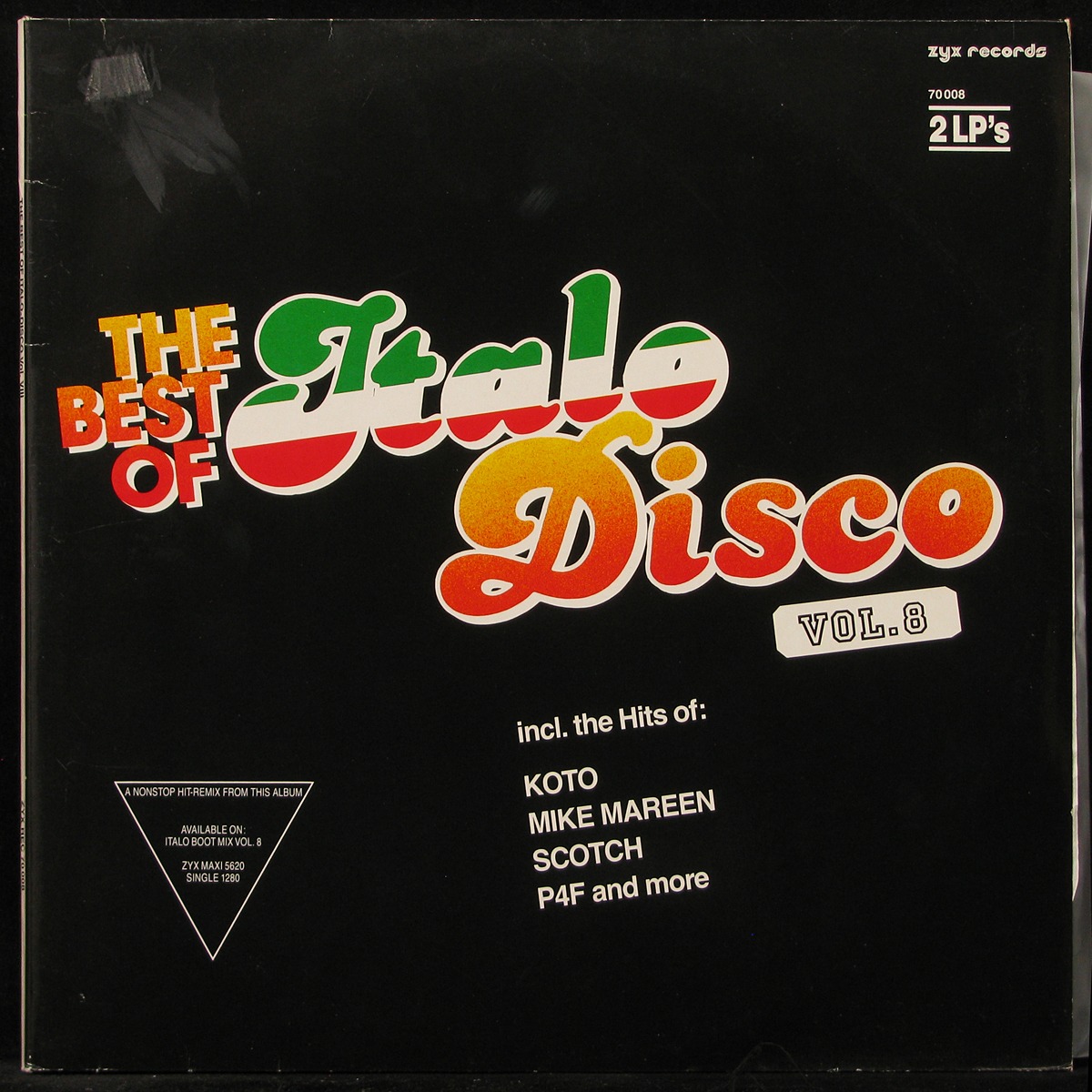 LP V/A — Best Of Italo Disco Vol.8 (2LP) фото
