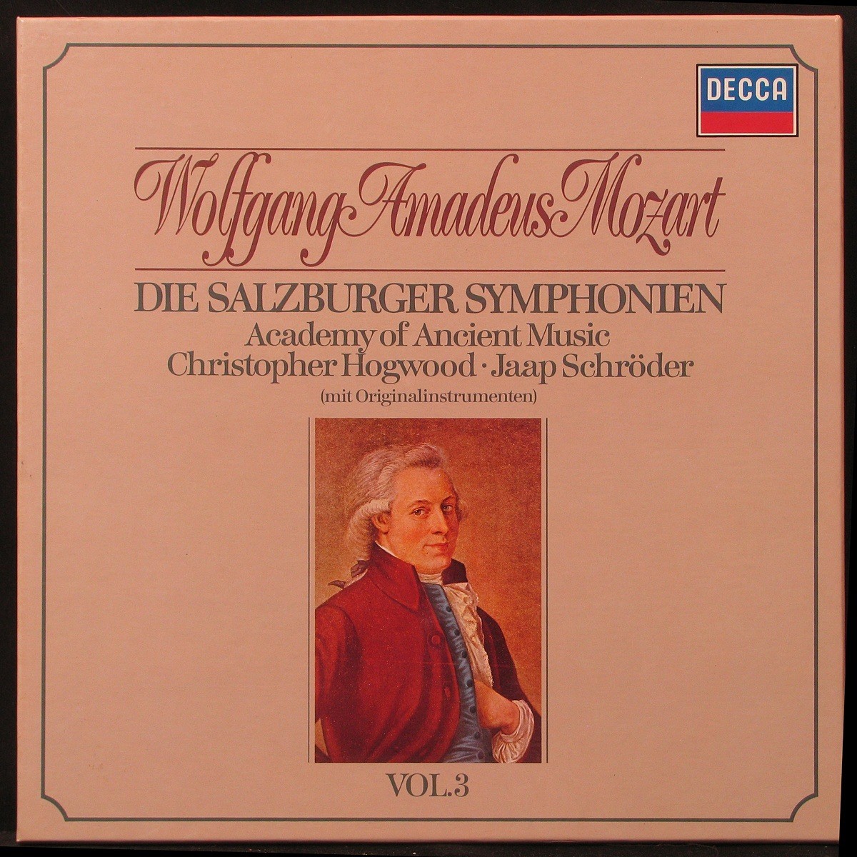 LP Christopher Hogwood — Mozart. Salzburger Symphonien (3LP Box, + booklet) фото