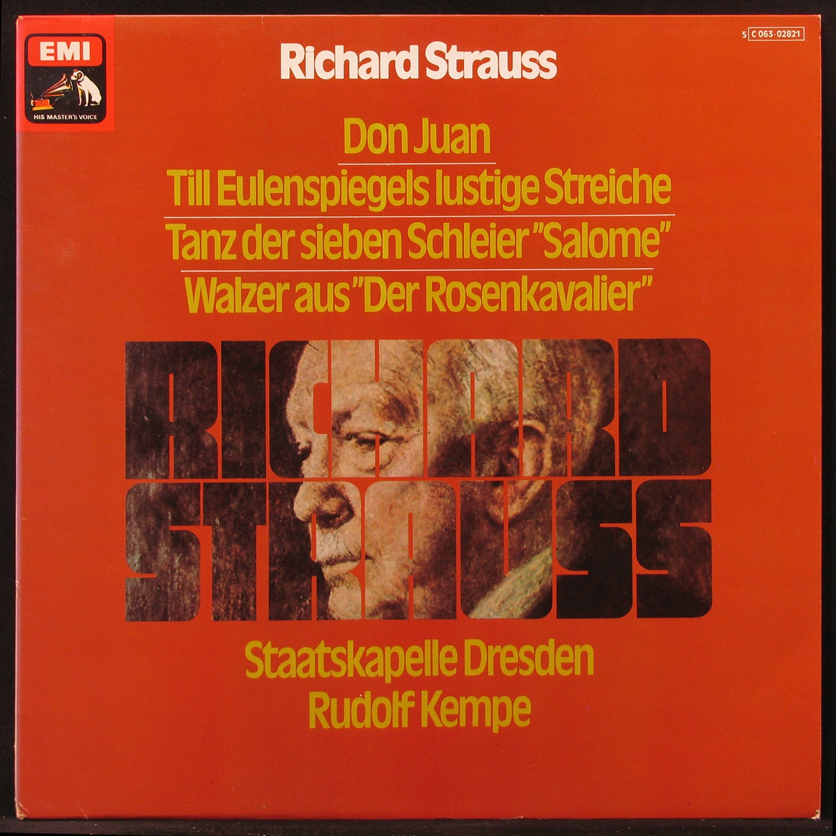 LP Rudolf Kempe / Staatskapelle Dresden — Strauss: Till Eulenspiegels Lustiche Streiche / Don Juan фото