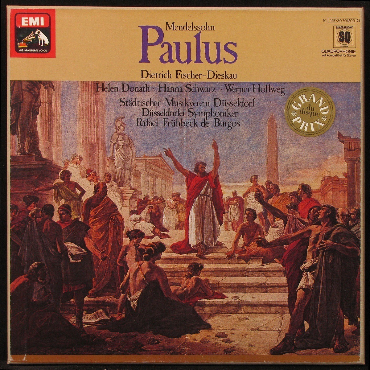 LP Rafael Fruhbeck De Burgos — Mendelssohn: Paulus (3LP Box, + booklet) фото