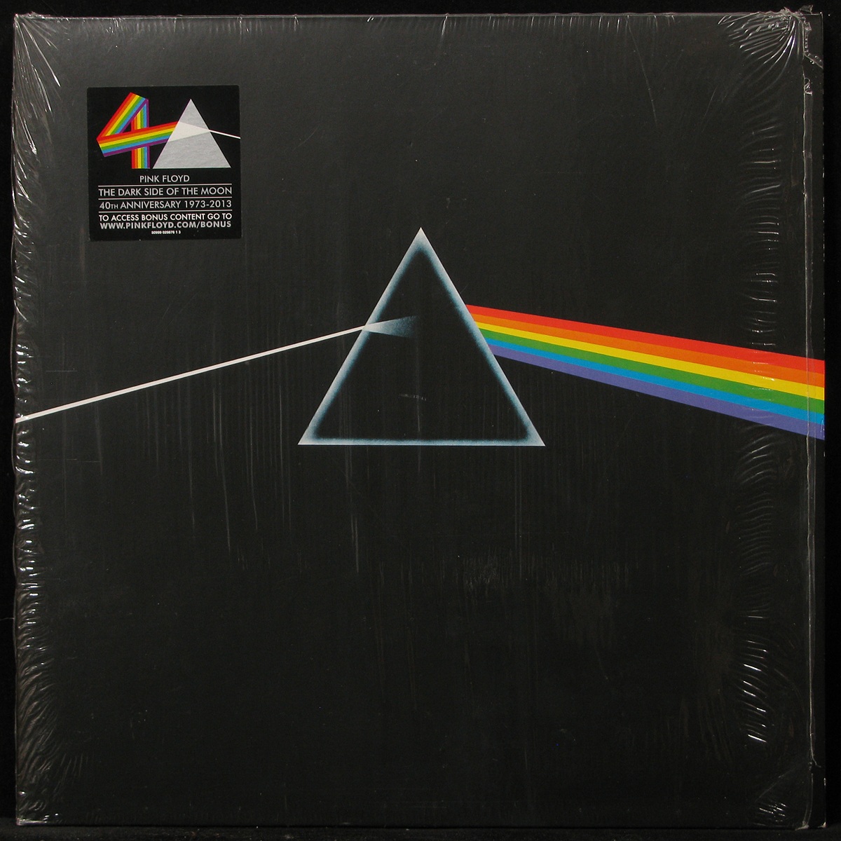 LP Pink Floyd — Dark Side Of The Moon (40th Anniversary Edition, + 3 posters, + 3 stickers) фото