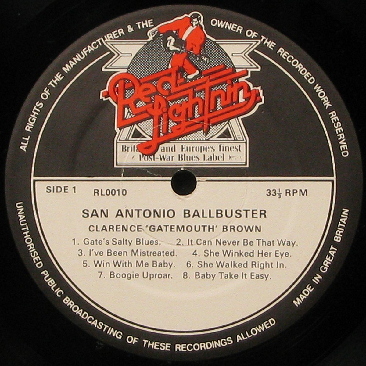 LP Clarence 'Gatemouth' Brown — San Antonio Ballbuster фото 3