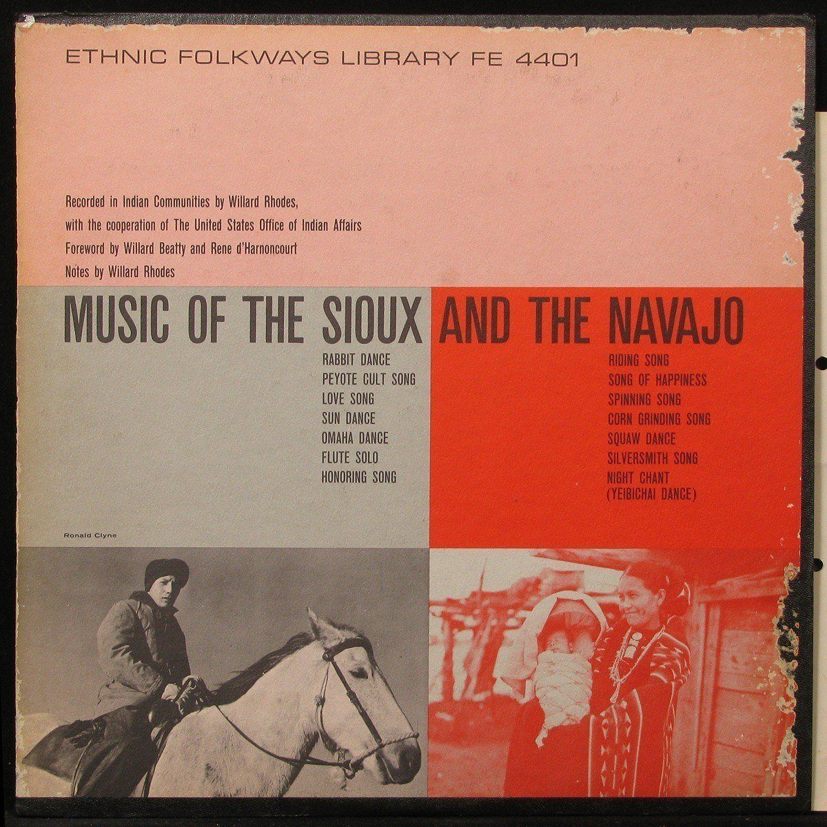 LP V/A — Music Of The Sioux And The Navajo (+ booklet) фото