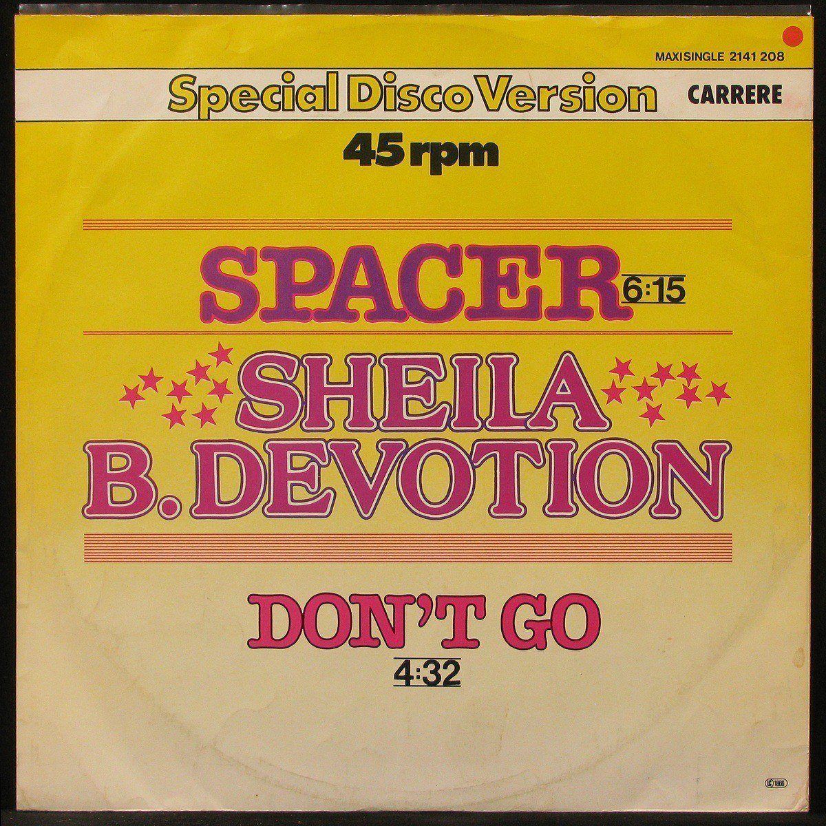 LP Sheila & B.Devotion — Spacer / Don't Go (maxi) фото