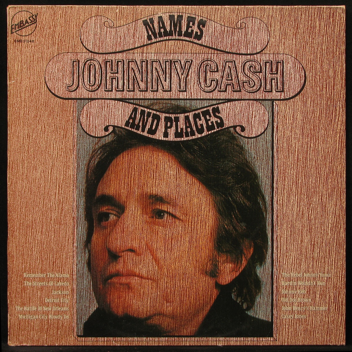 LP Johnny Cash — Names And Places фото