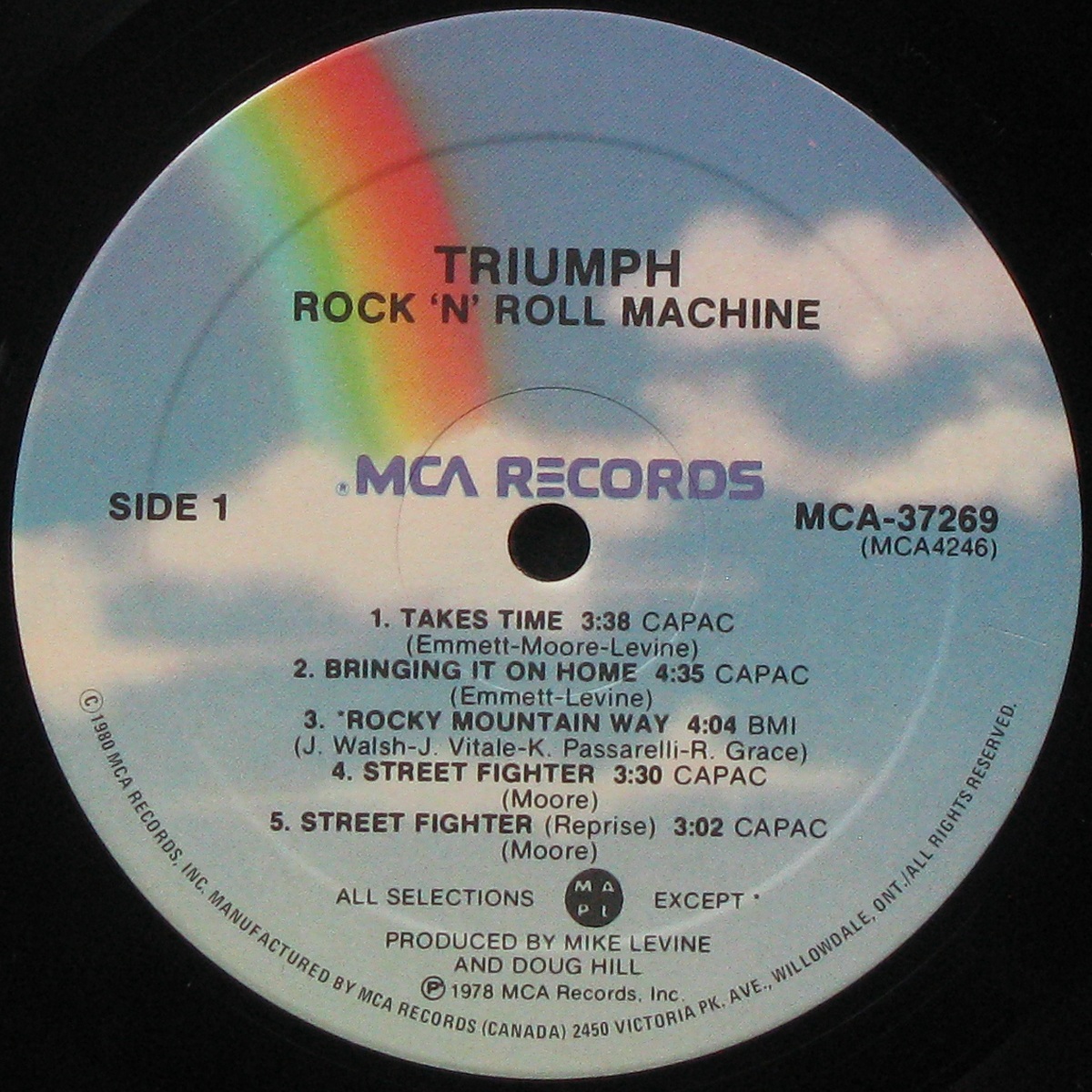 LP Triumph — Rock & Roll Machine фото 3