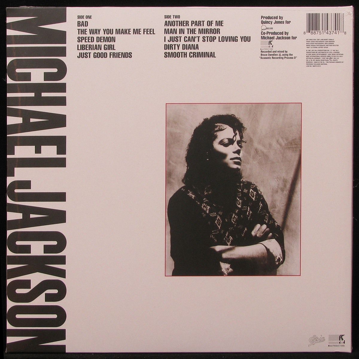 LP Michael Jackson — Bad фото 2