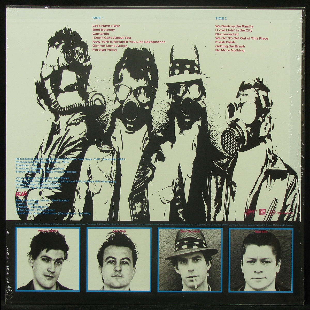 LP Fear — Record (+ single, coloured vinyl) фото 2