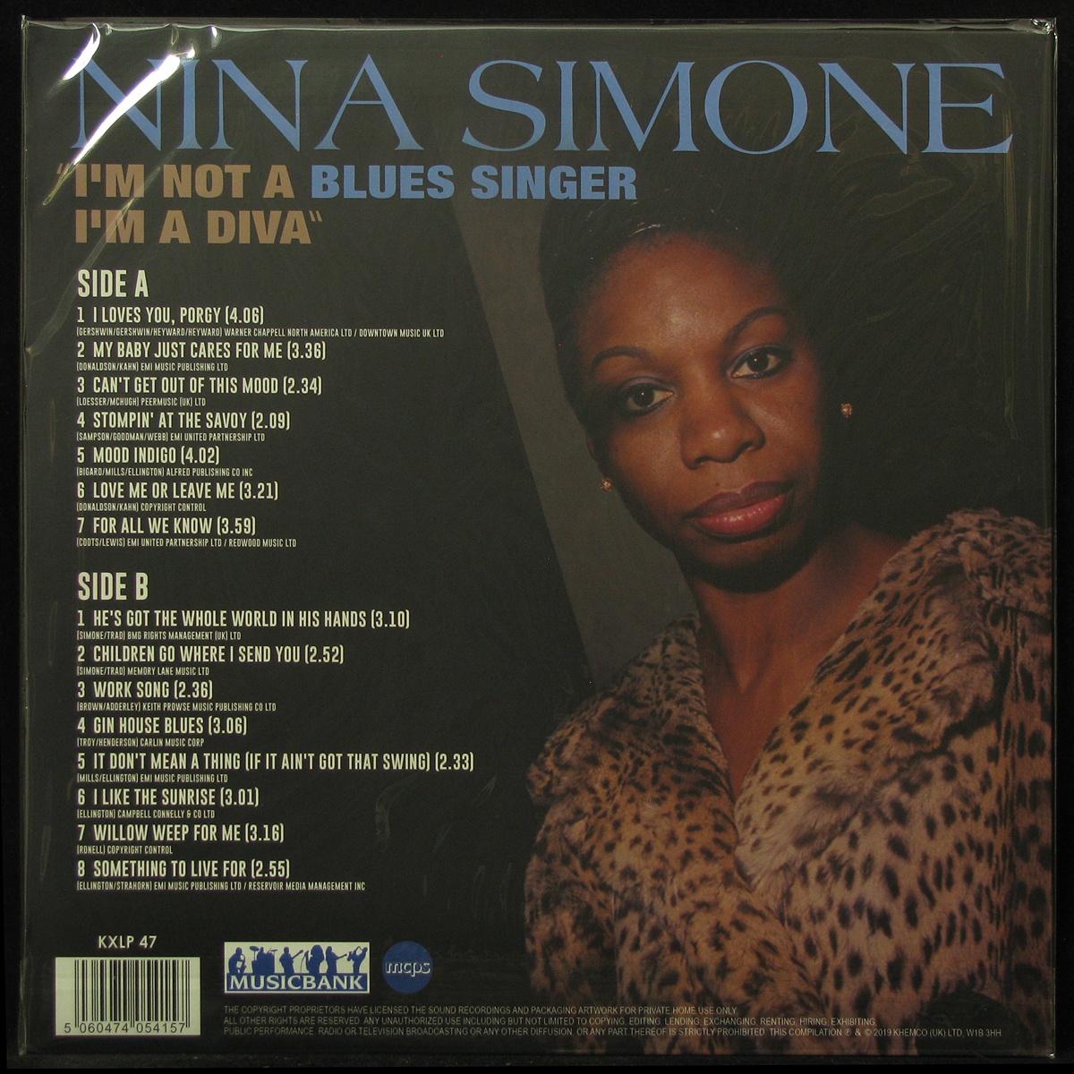 LP Nina Simone — I'm Not A Blues Singer I'm A Diva фото 2