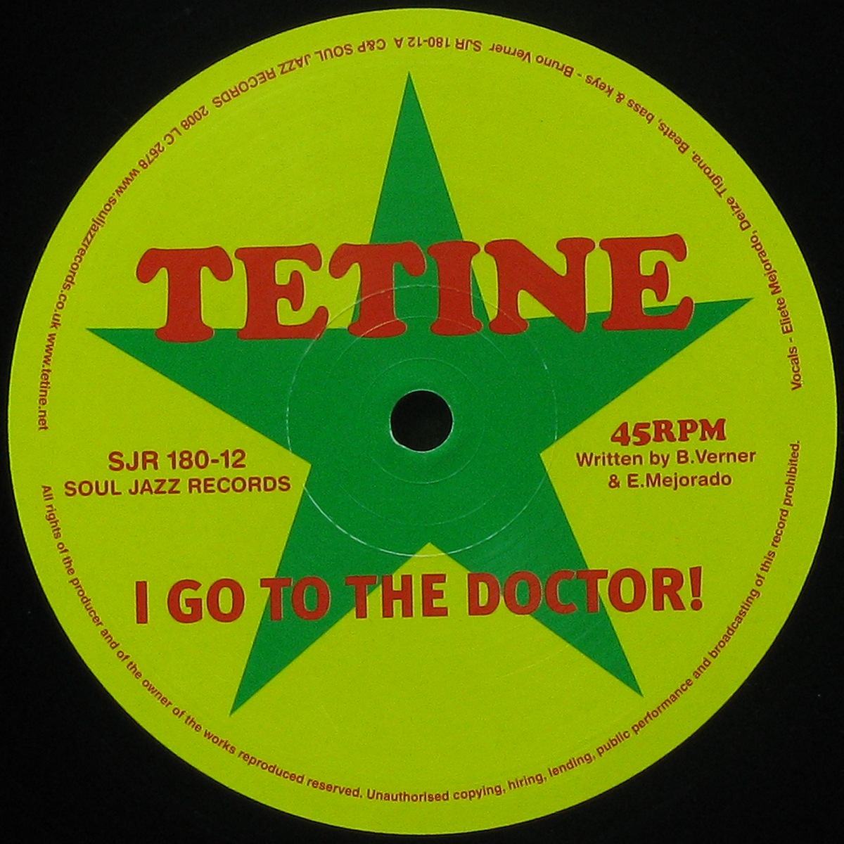 LP Tetine — I Go To The Doctor! (maxi) фото 2