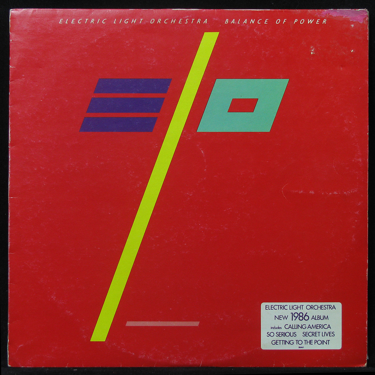 LP Electric Light Orchestra — Balance Of Power фото