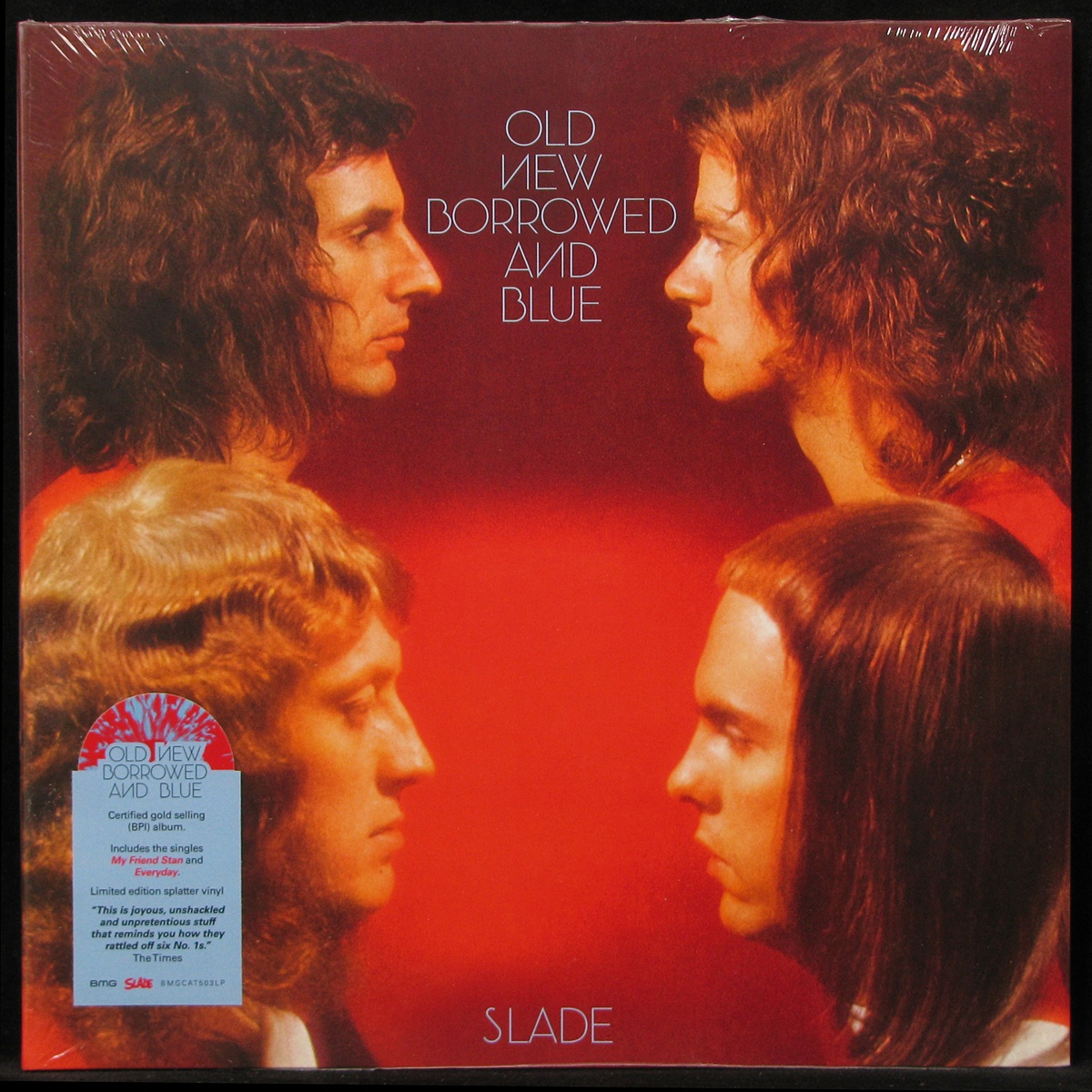 LP Slade — Old New Borrowed And Blue (coloured vinyl) фото