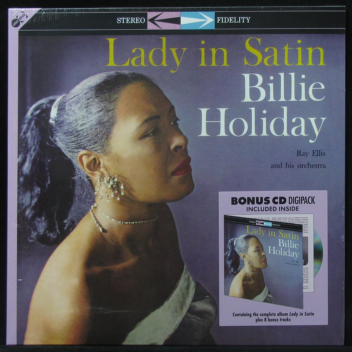 LP Billie Holiday — Lady In Satin (+ CD) фото