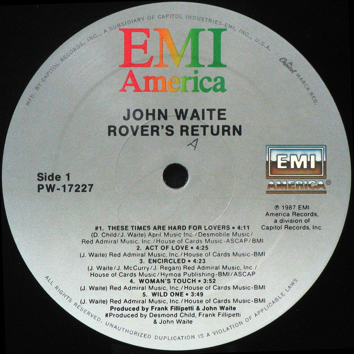 LP John Waite — Rover's Return фото 2
