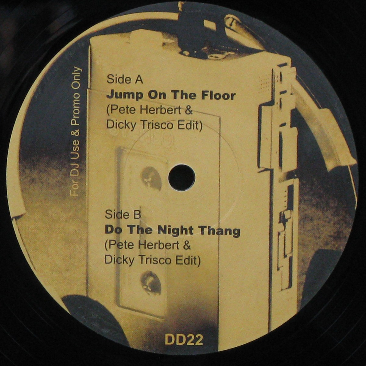 LP Suzy Q / Invisible Man's Band — Jump On The Floor / Do The Night Thing (maxi, promo) фото 2