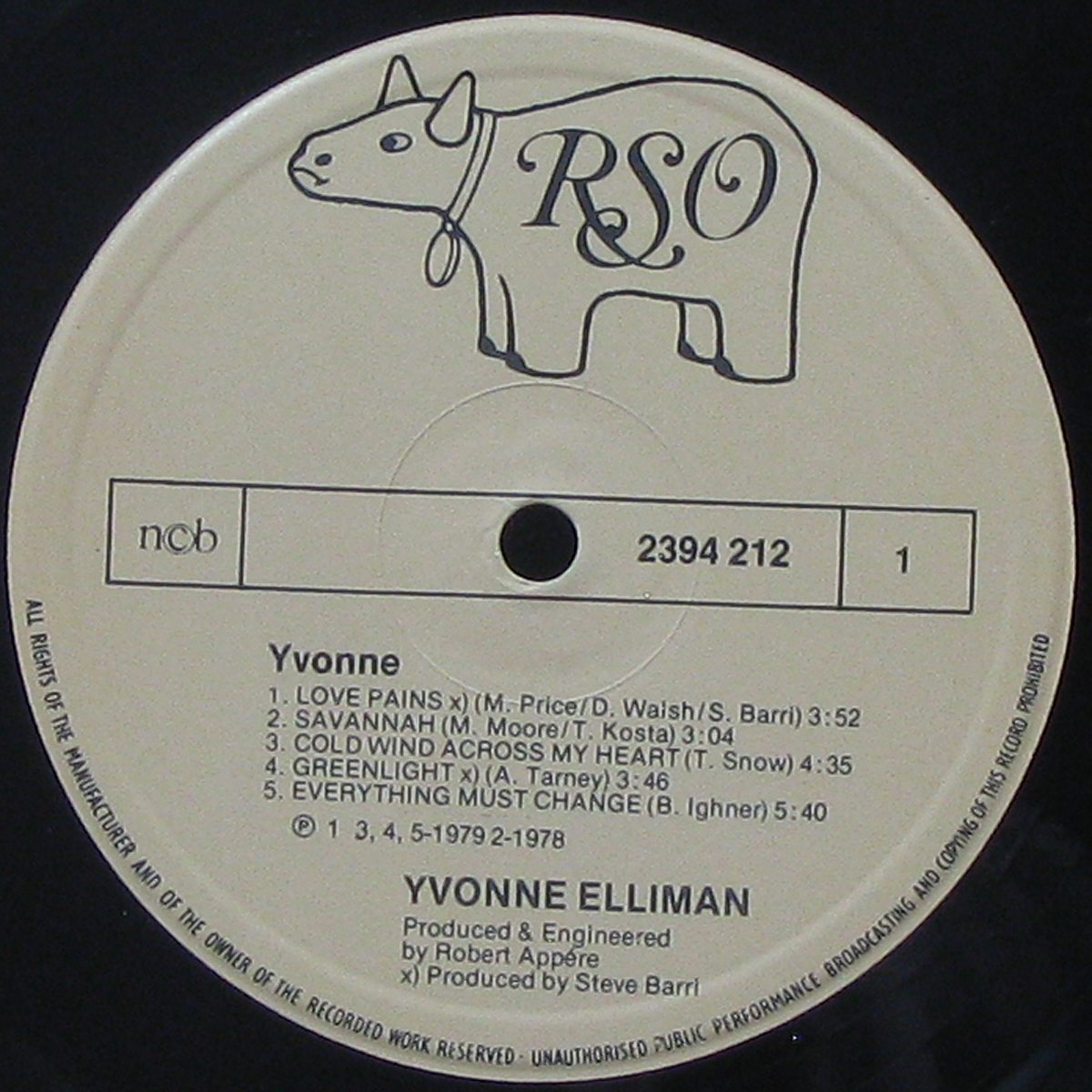 LP Yvonne Elliman — Yvonne фото 2