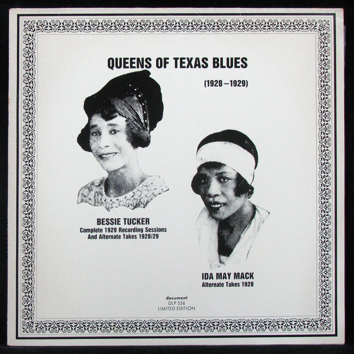 LP Bessie Tucker / Ida May Mack — Queens Of Texas Blues (1928-1929) (mono) фото