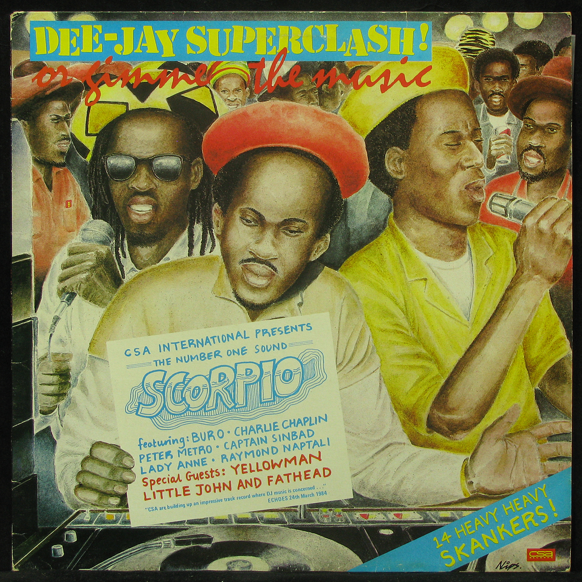 LP V/A — Dee-jay Superclash! (Or Gimme The Music) фото