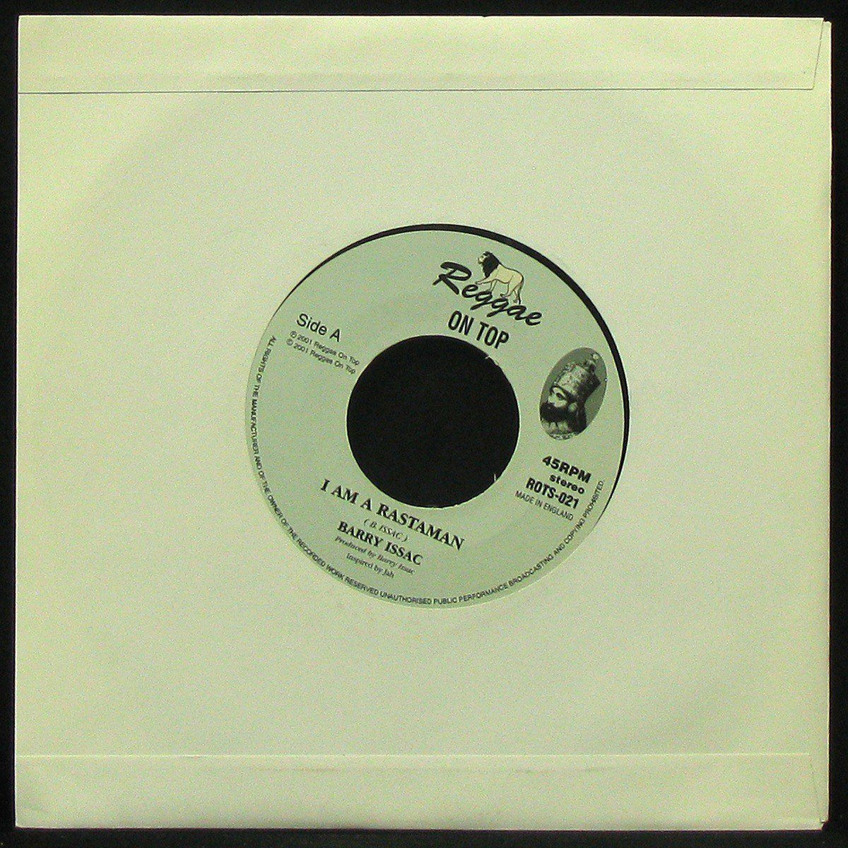 LP Barry Issac / Reggae On Top All Stars — I Am A Rastaman (single) фото