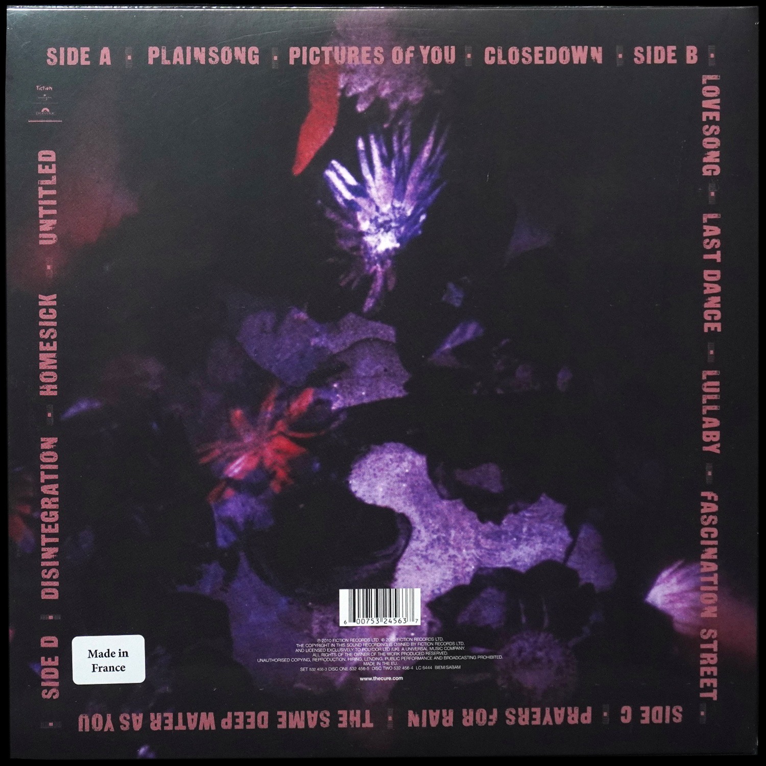LP Cure — Disintegration (2LP) фото 2