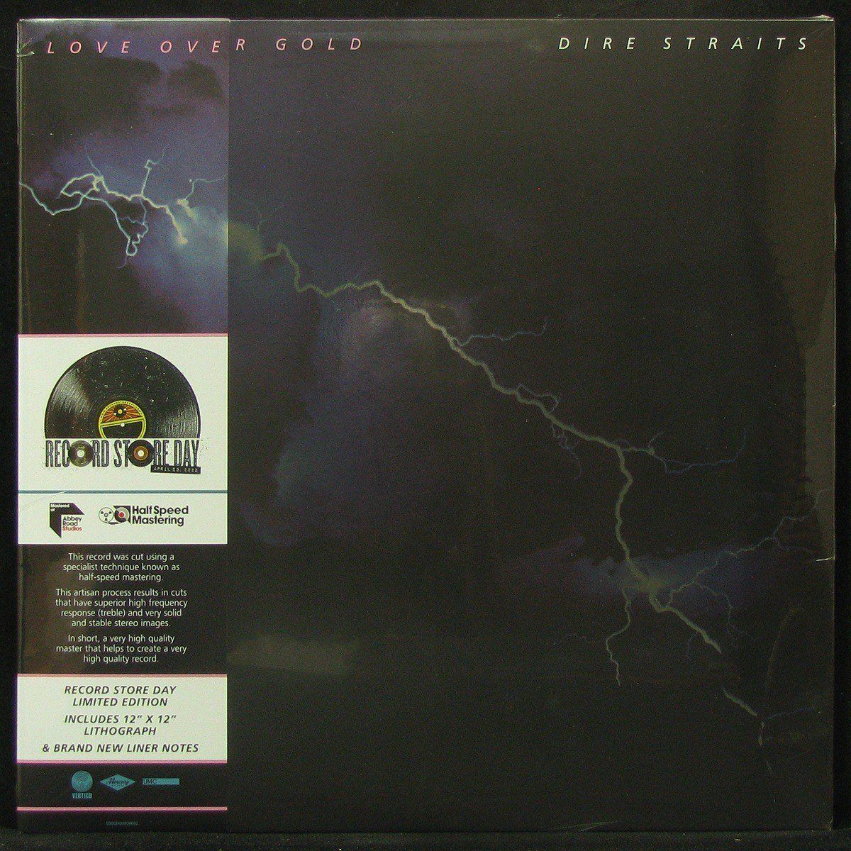 LP Dire Straits — Love Over Gold (+ obi, + booklet) фото