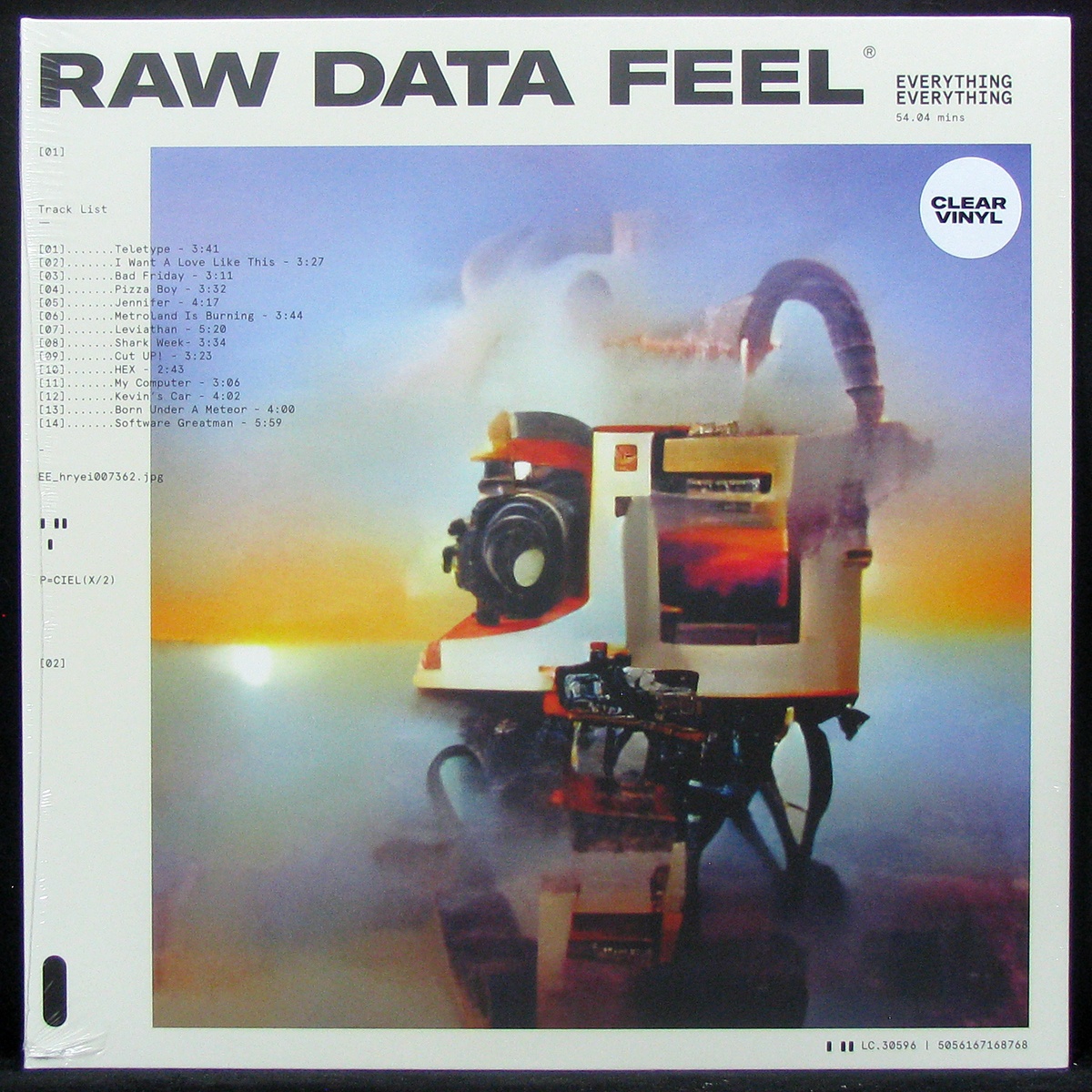 LP Everything Everything — Raw Data Feel (coloured vinyl) фото