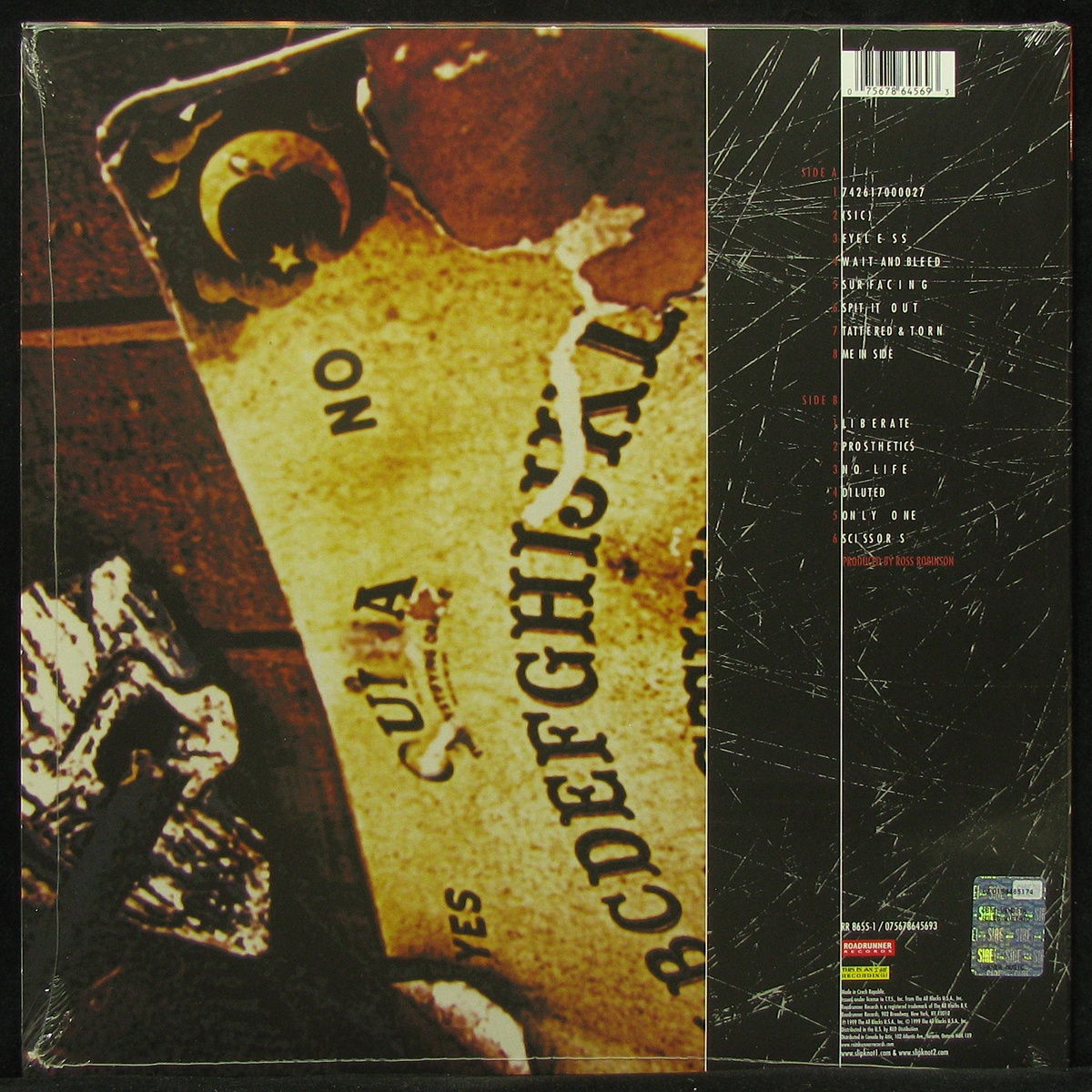 LP Slipknot — Slipknot (coloured vinyl) фото 2