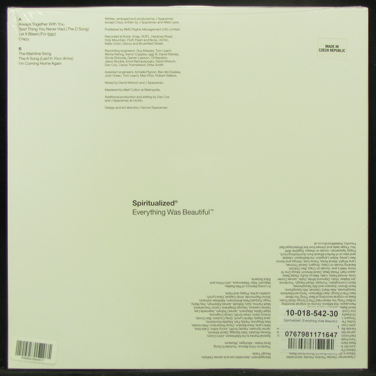 LP Spiritualized — Everything Was Beautiful (coloured vinyl, + medicine box) фото 2