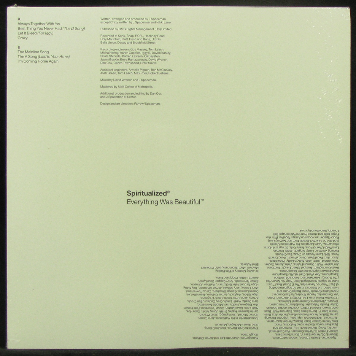LP Spiritualized — Everything Was Beautiful фото 2
