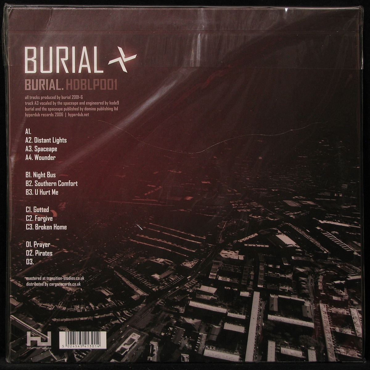 LP Burial — Burial (2LP) фото 2