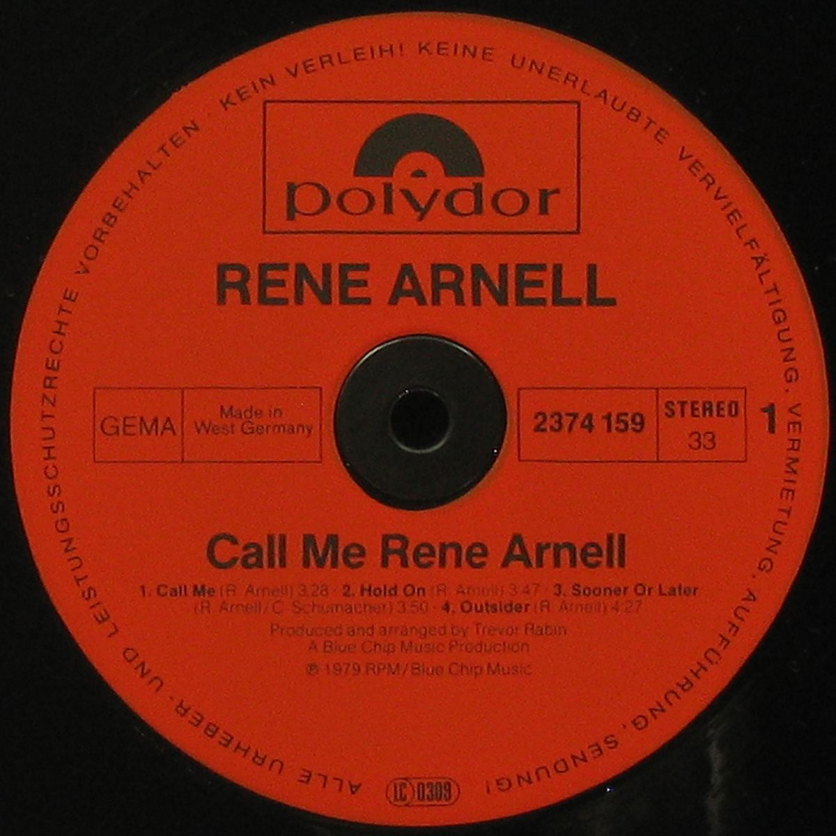 LP Rene Arnell — Call Me Rene Arnell фото 2