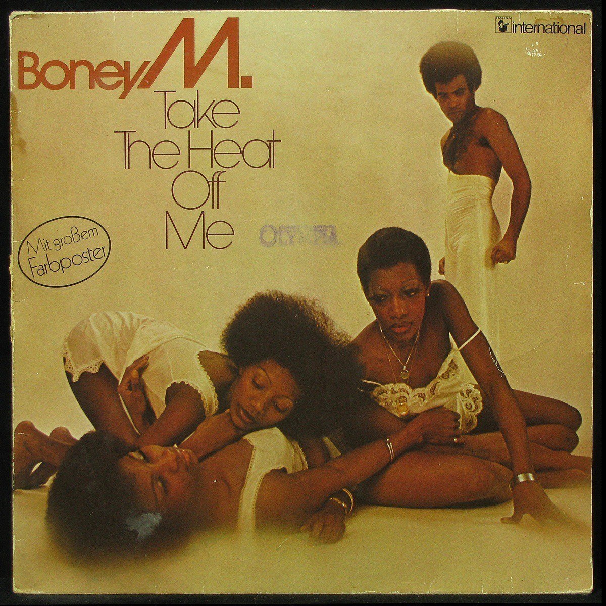 LP Boney M — Take The Heat Off Me (+ poster) фото