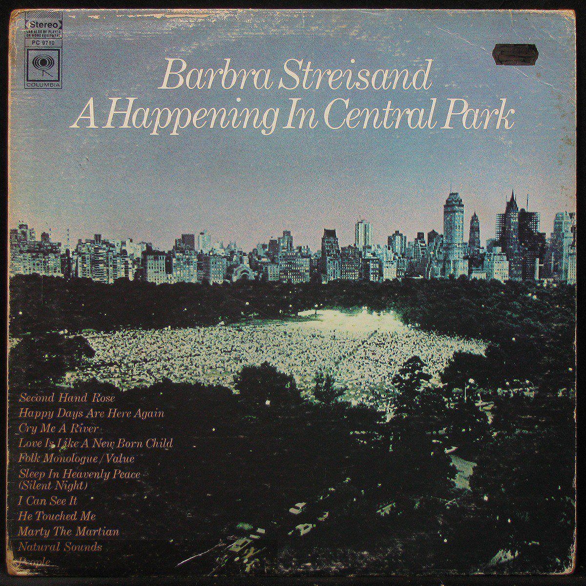 LP Barbra Streisand — A Happening In Central Park фото