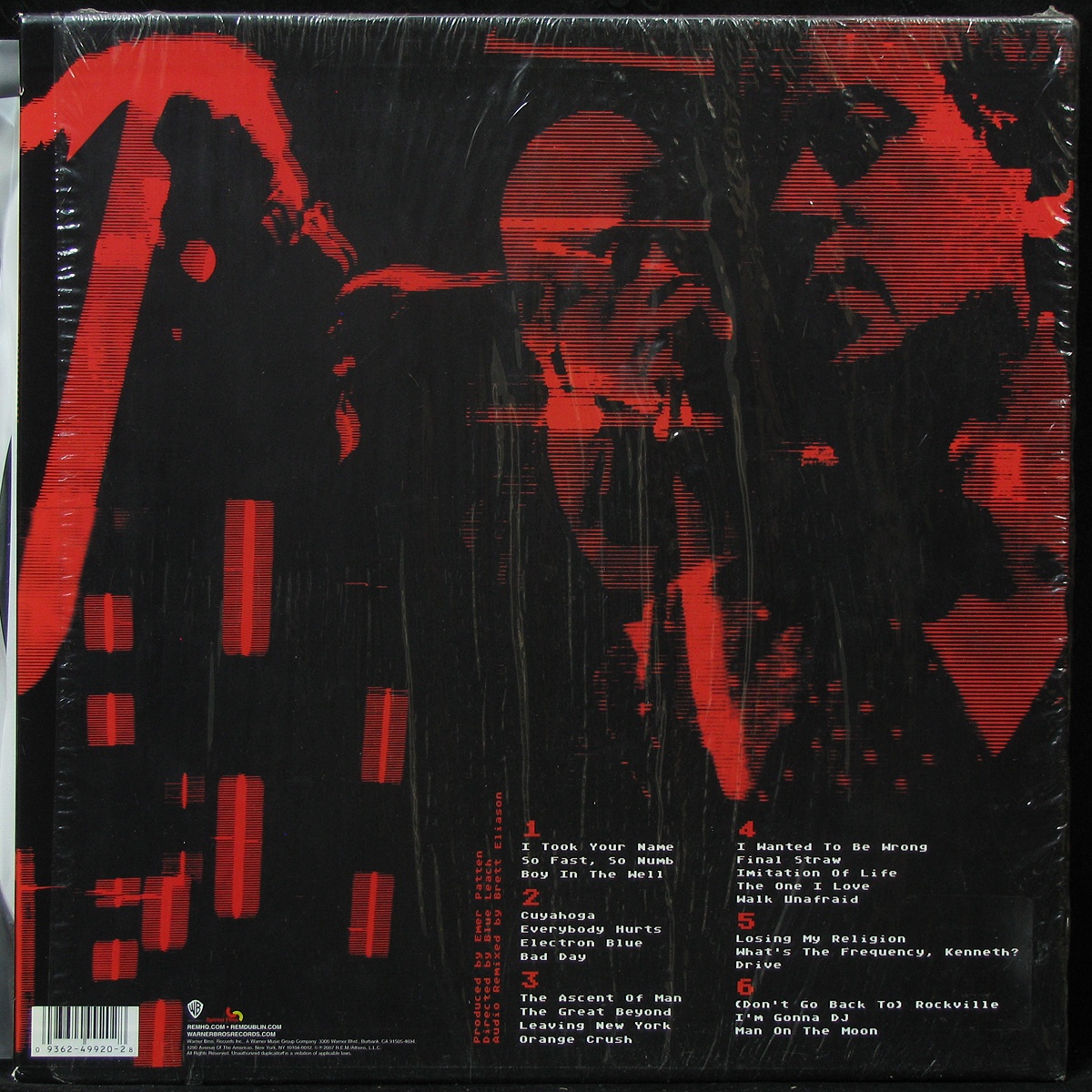LP REM — R.E.M. - Live  (3LP Box, + DVD) фото 2
