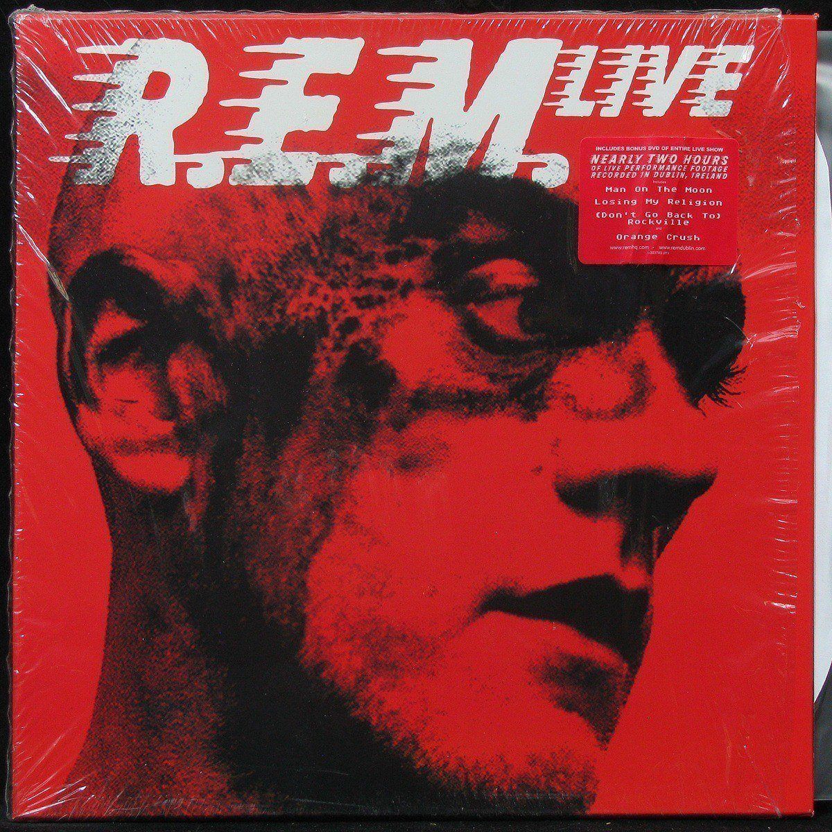 LP REM — R.E.M. - Live  (3LP Box, + DVD) фото