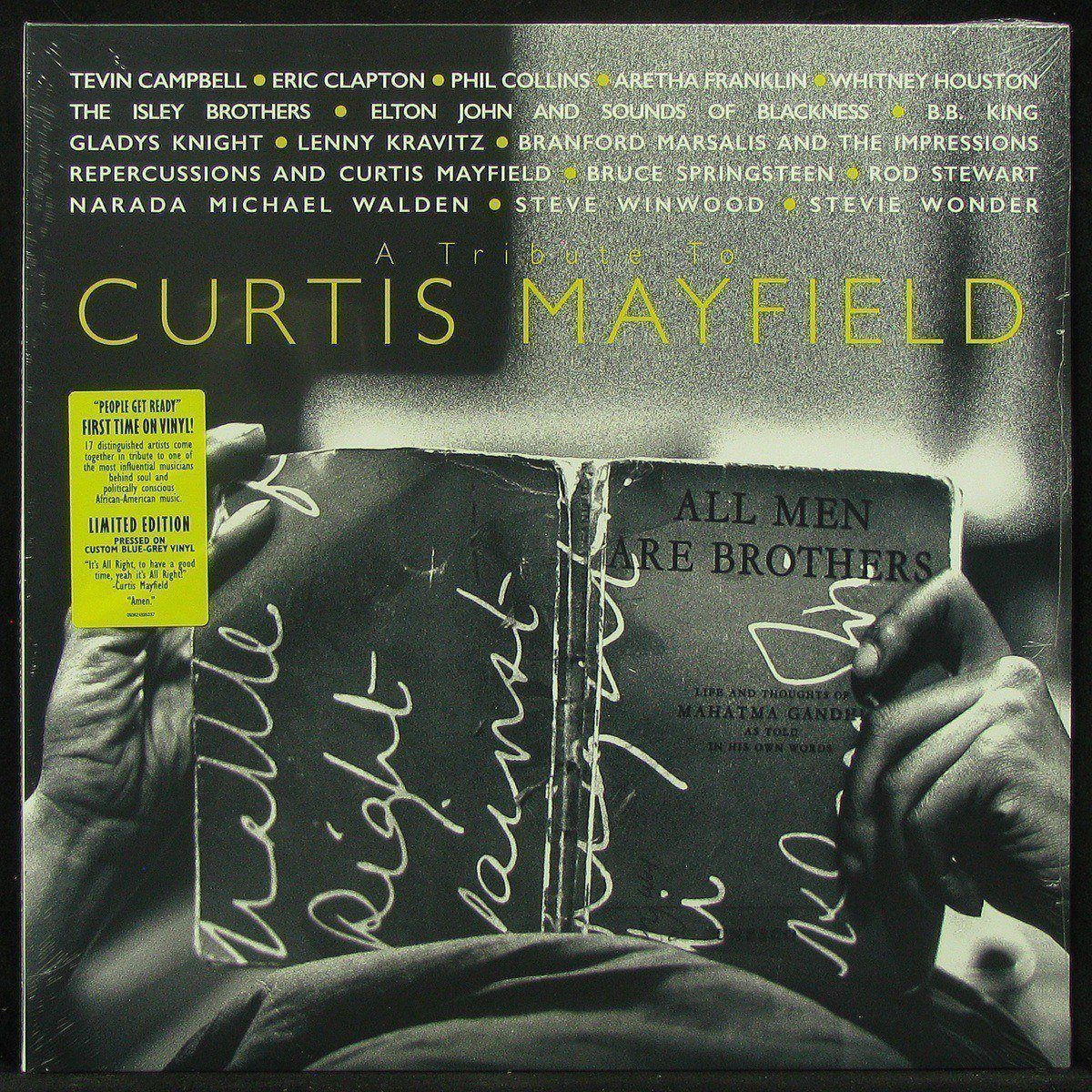 LP V/A — A Tribute To Curtis Mayfield (2LP, coloured vinyl) фото