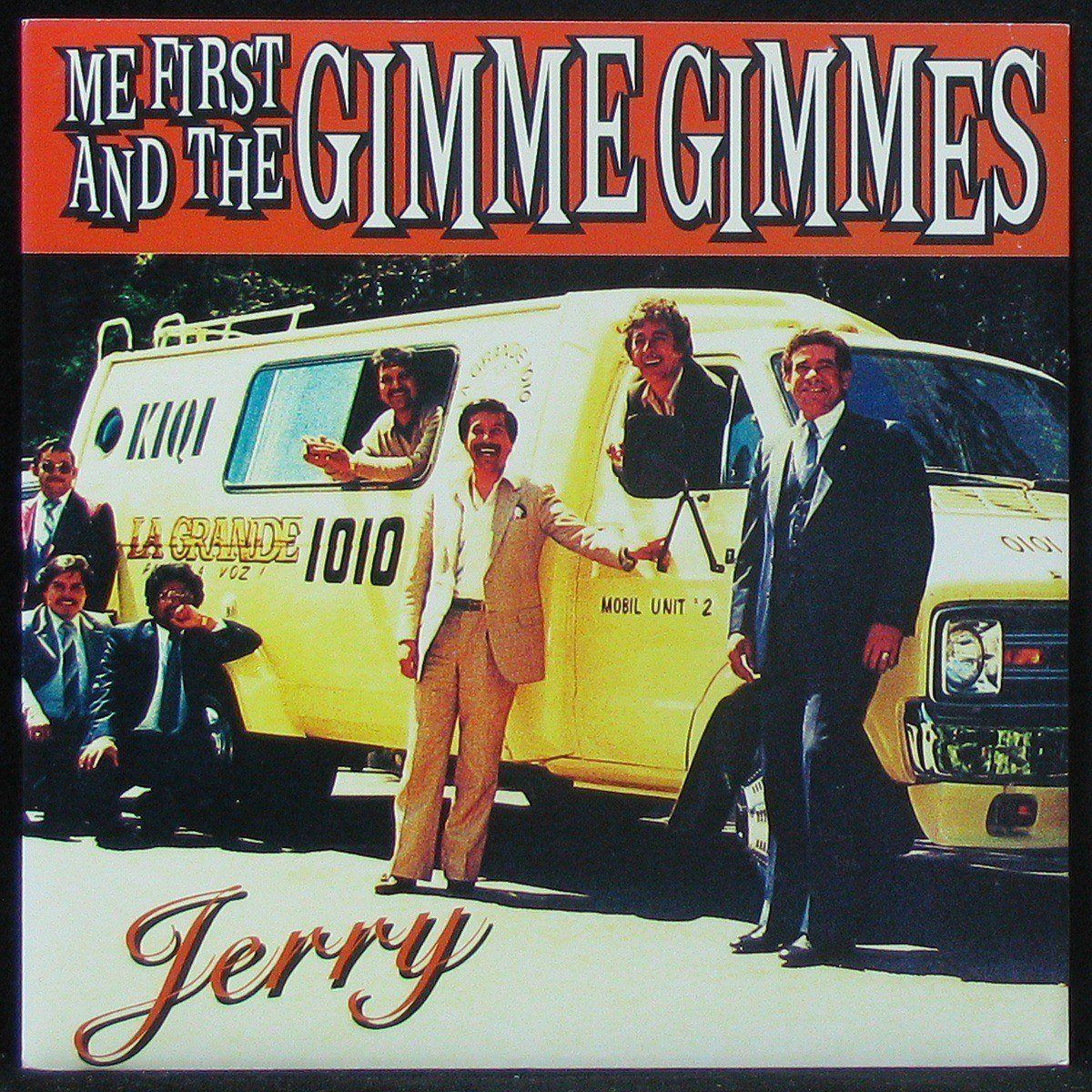 LP Me First And The Gimme Gimmes — Jerry (square-shaped, single) фото