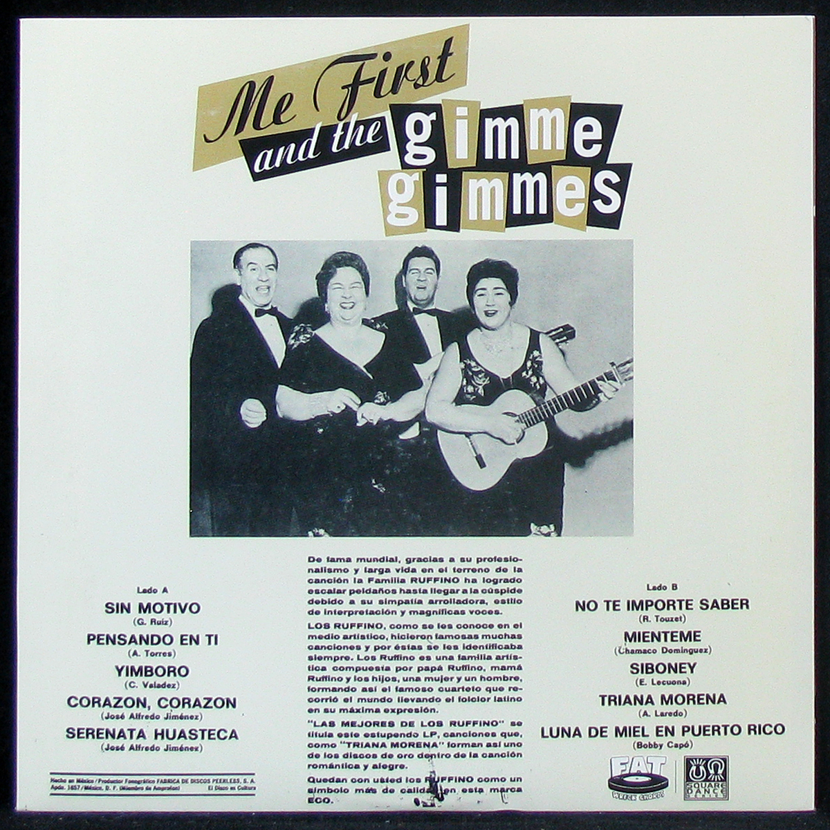 LP Me First And The Gimme Gimmes — Willie (coloured vinyl, single) фото 2
