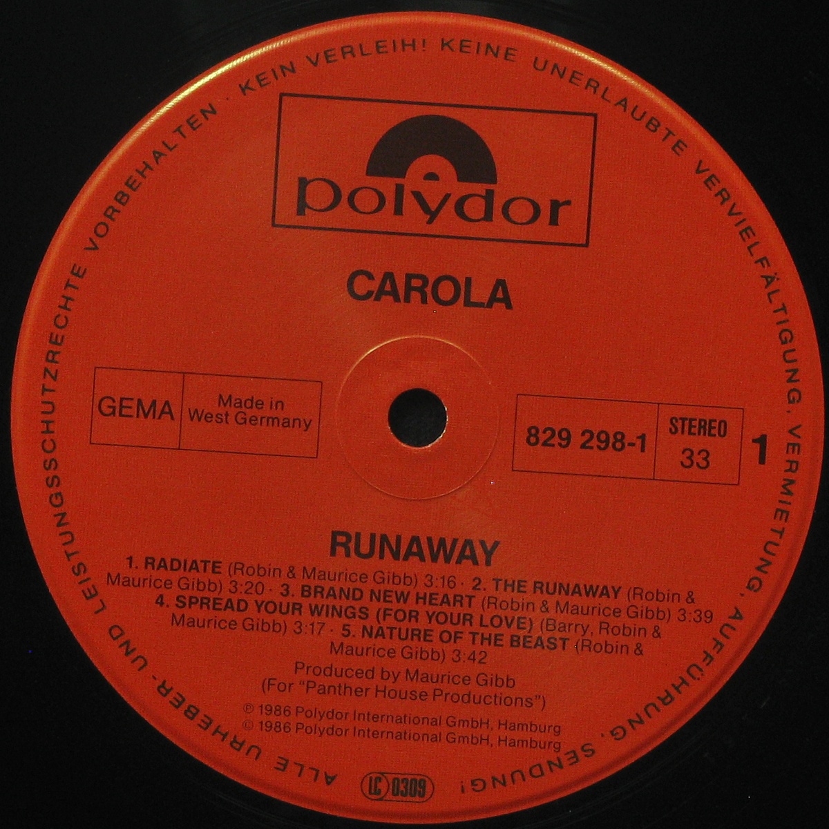 LP Carola — Runaway фото 2