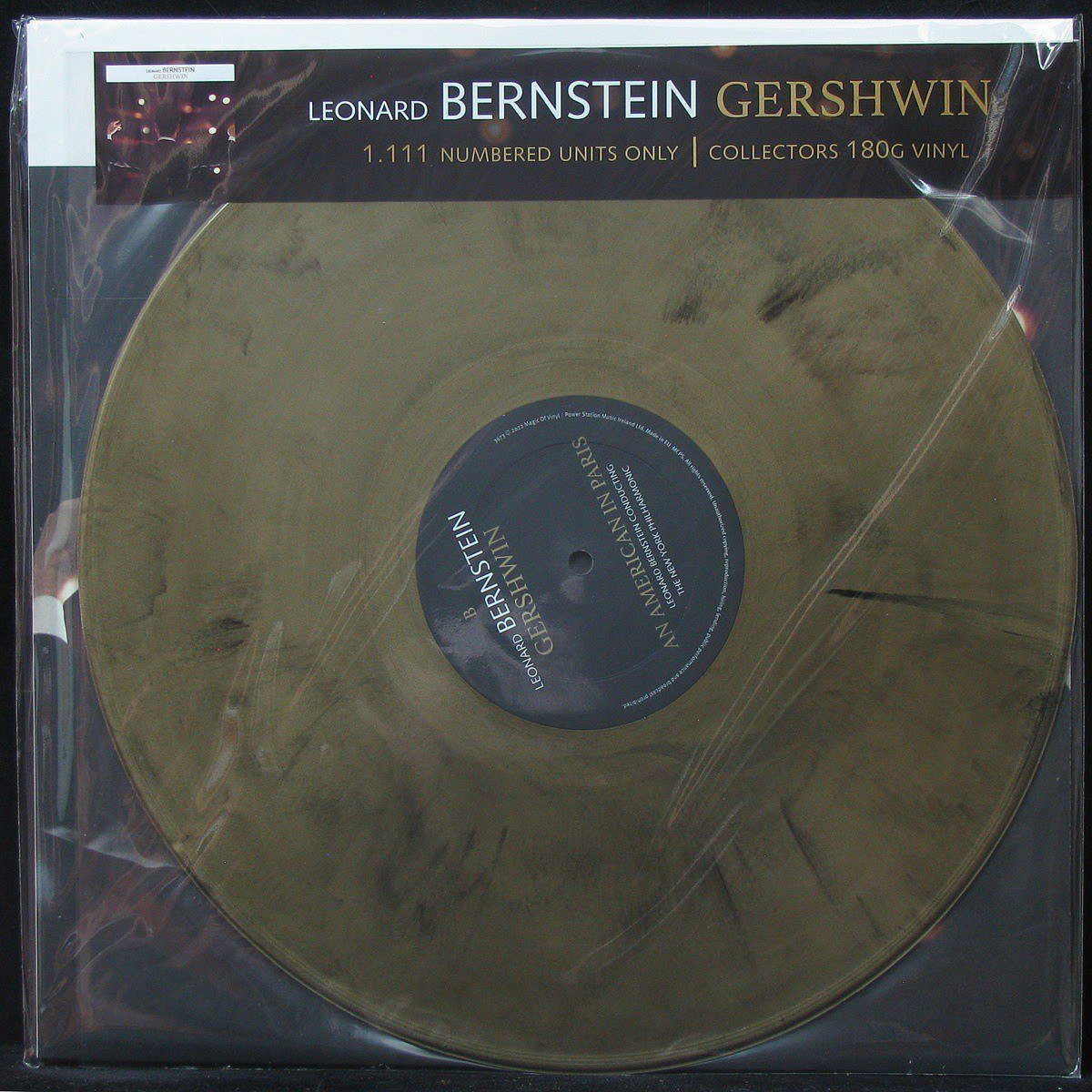 LP George Gershwin / Leonard Bernstein — Leonard Bernstein - Gershwin (coloured vinyl) фото