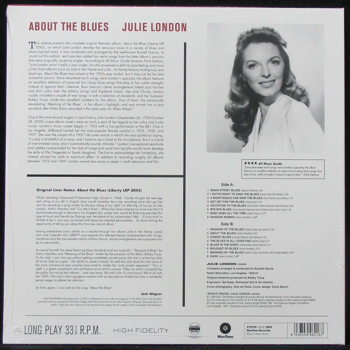 LP Julie London — About The Blues фото 2