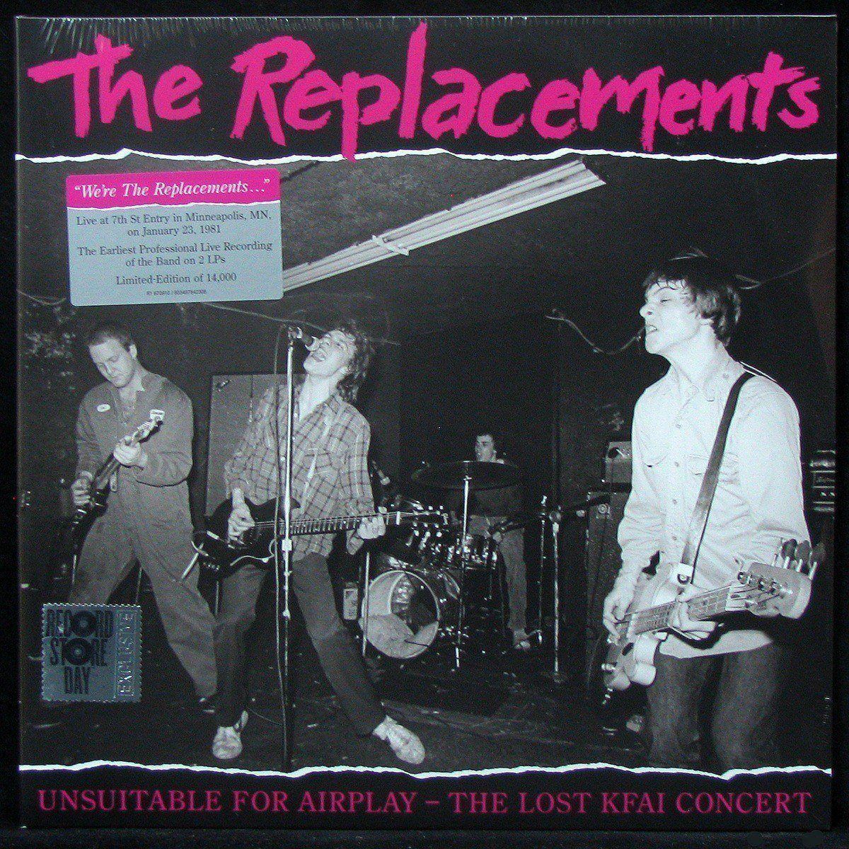 LP Replacements — Unsuitable For Airplay - The Lost KFAI Concert (2LP) фото